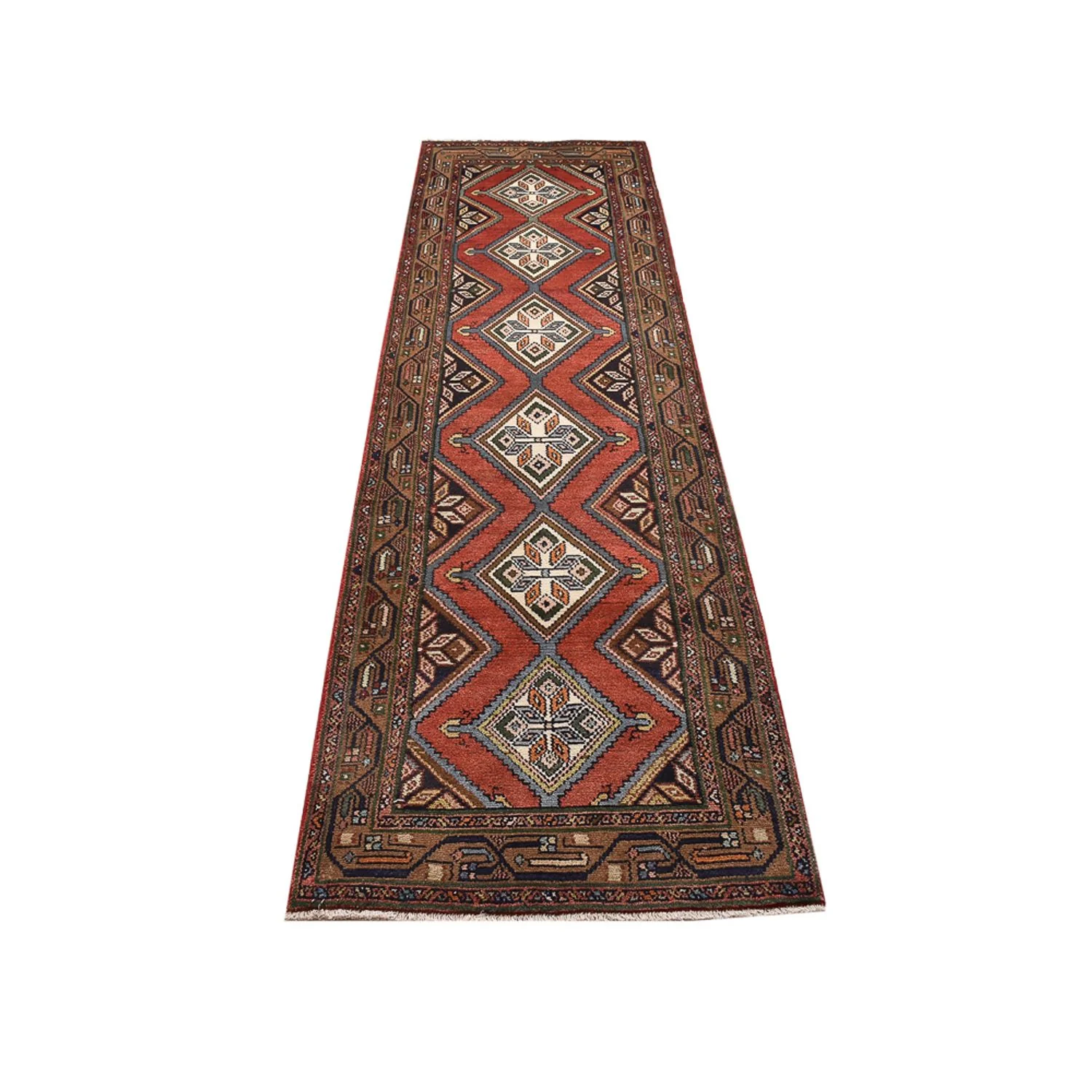 Läufer Perser - Nomadic - 281 x 75 cm - rot - Image 5