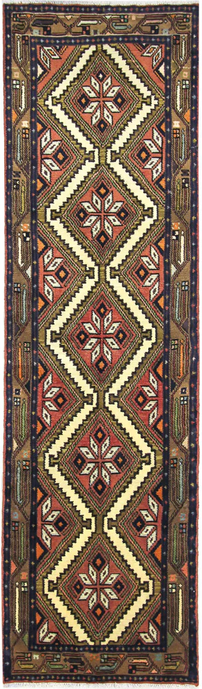 Läufer Perser - Nomadic - 288 x 77 cm - dunkelbeige