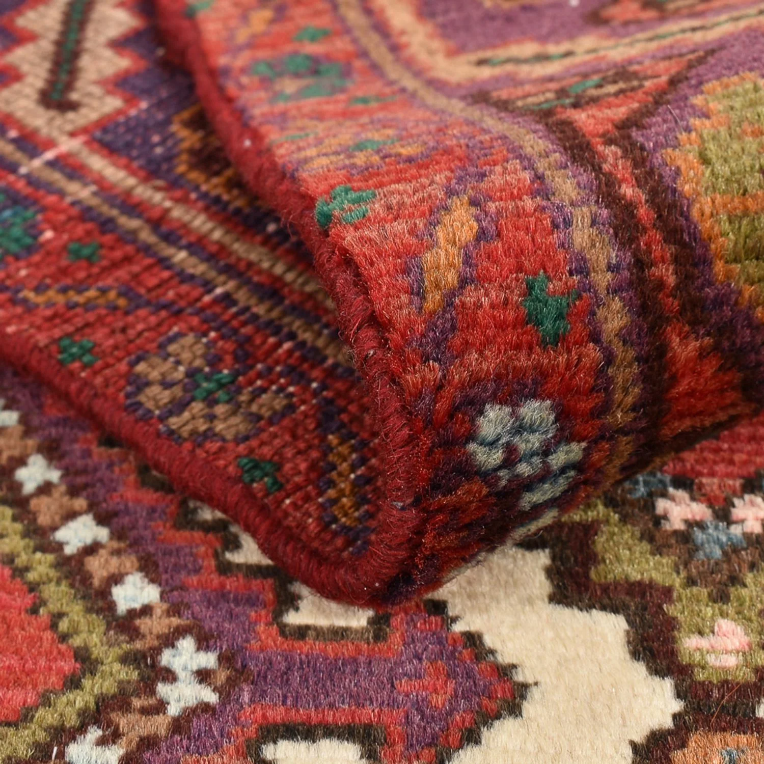 Läufer Perser - Nomadic - 303 x 83 cm - hellrot - Image 4