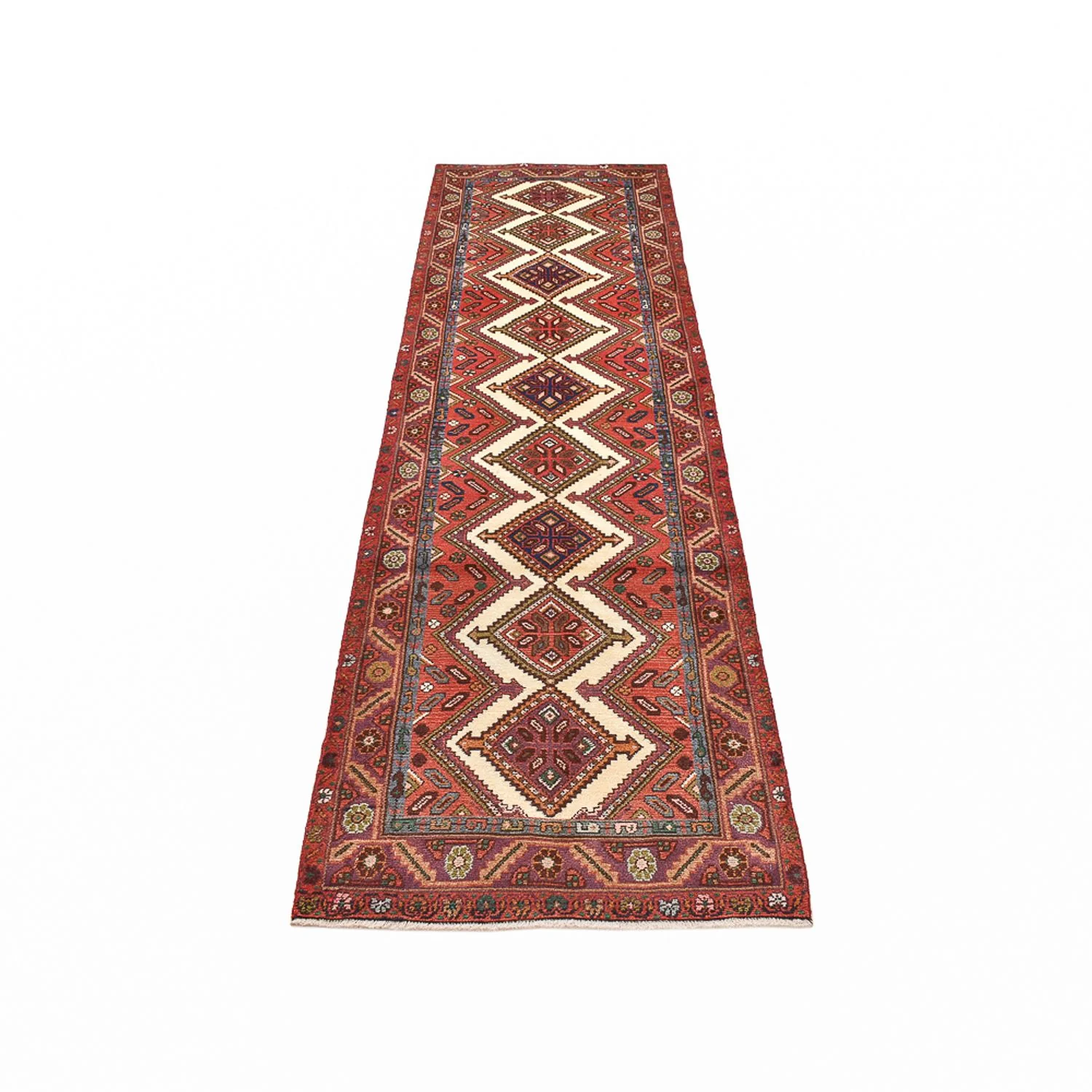 Läufer Perser - Nomadic - 303 x 83 cm - hellrot - Image 5