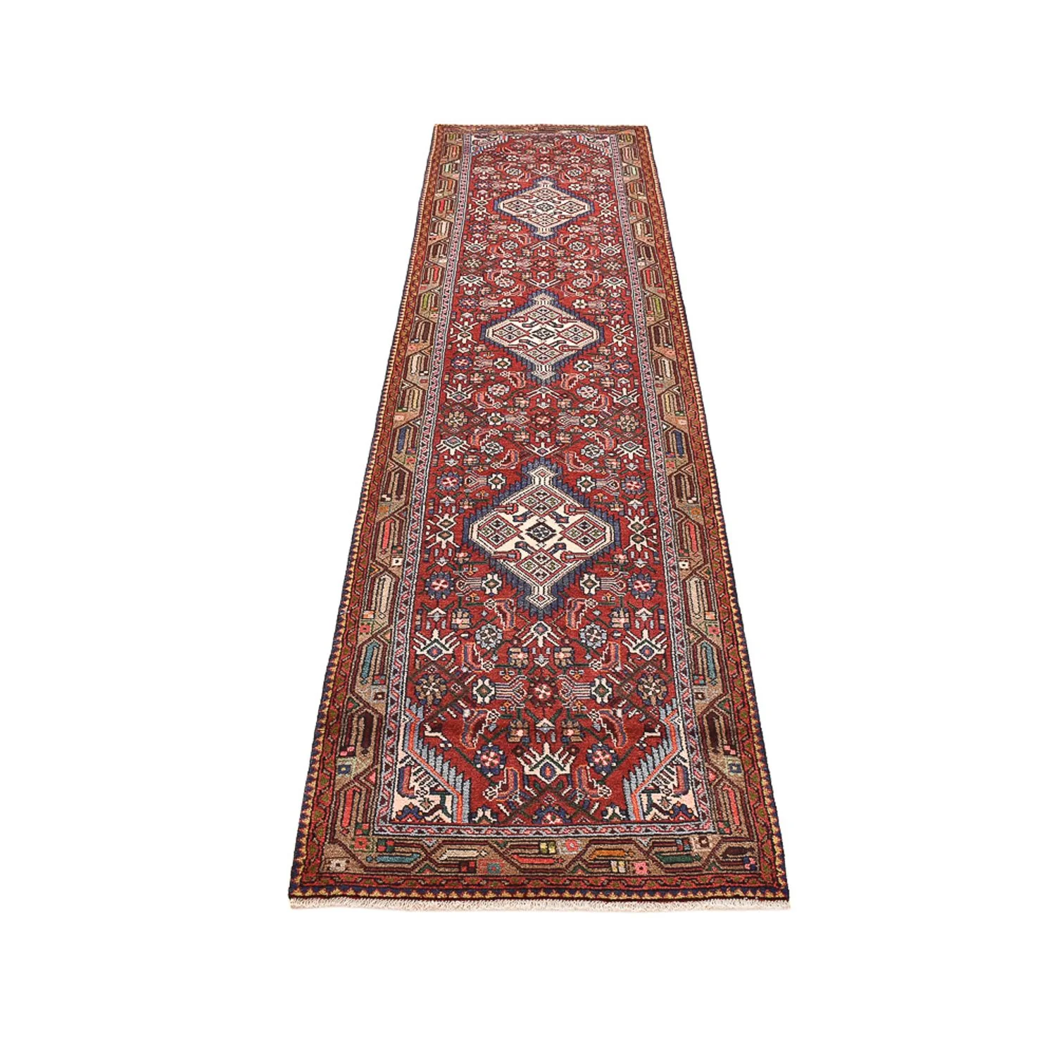 Läufer Perser - Nomadic - 322 x 82 cm - rot - Image 5