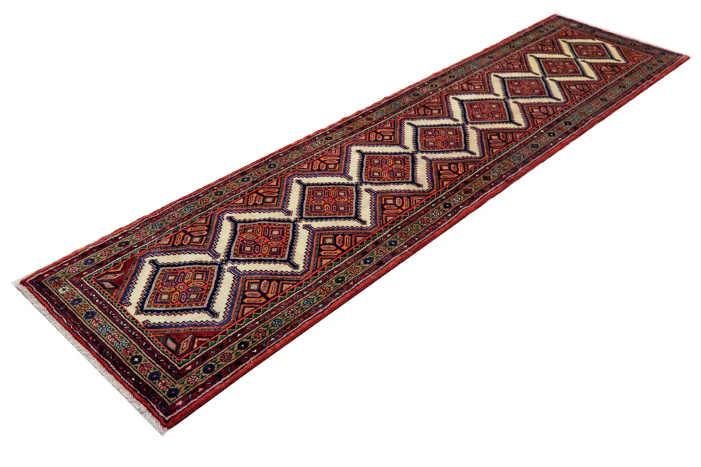 Läufer Perser - Nomadic - 348 x 87 cm - dunkelbeige - Image 3
