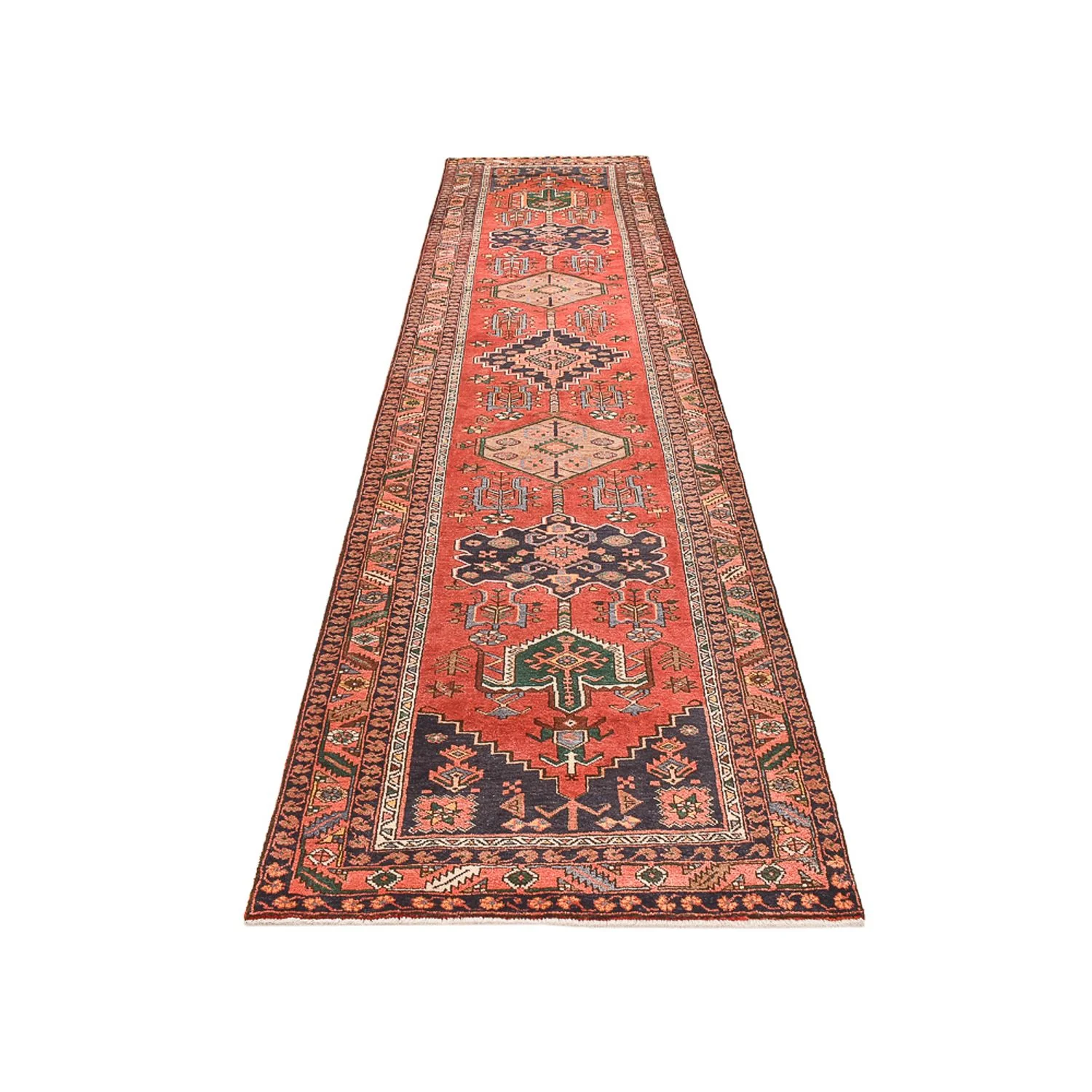 Läufer Perser - Nomadic - 445 x 105 cm - hellrot - Image 5