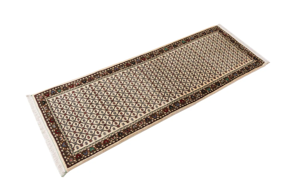 Läufer Perser - Täbriz - 190 x 67 cm - hellbeige - Image 2