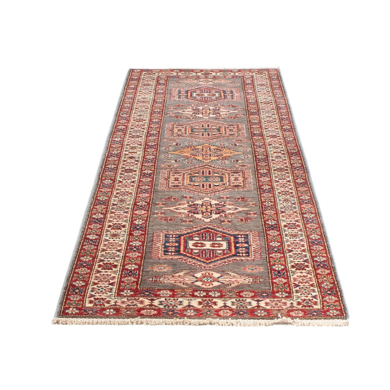 Läufer Ziegler - Kazak - 294 x 78 cm - dunkelbeige - Image 4