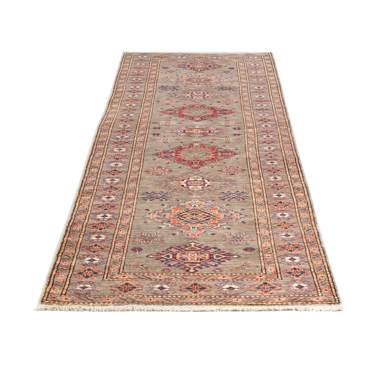 Läufer Ziegler - Kazak - 297 x 79 cm - dunkelbeige - Image 4