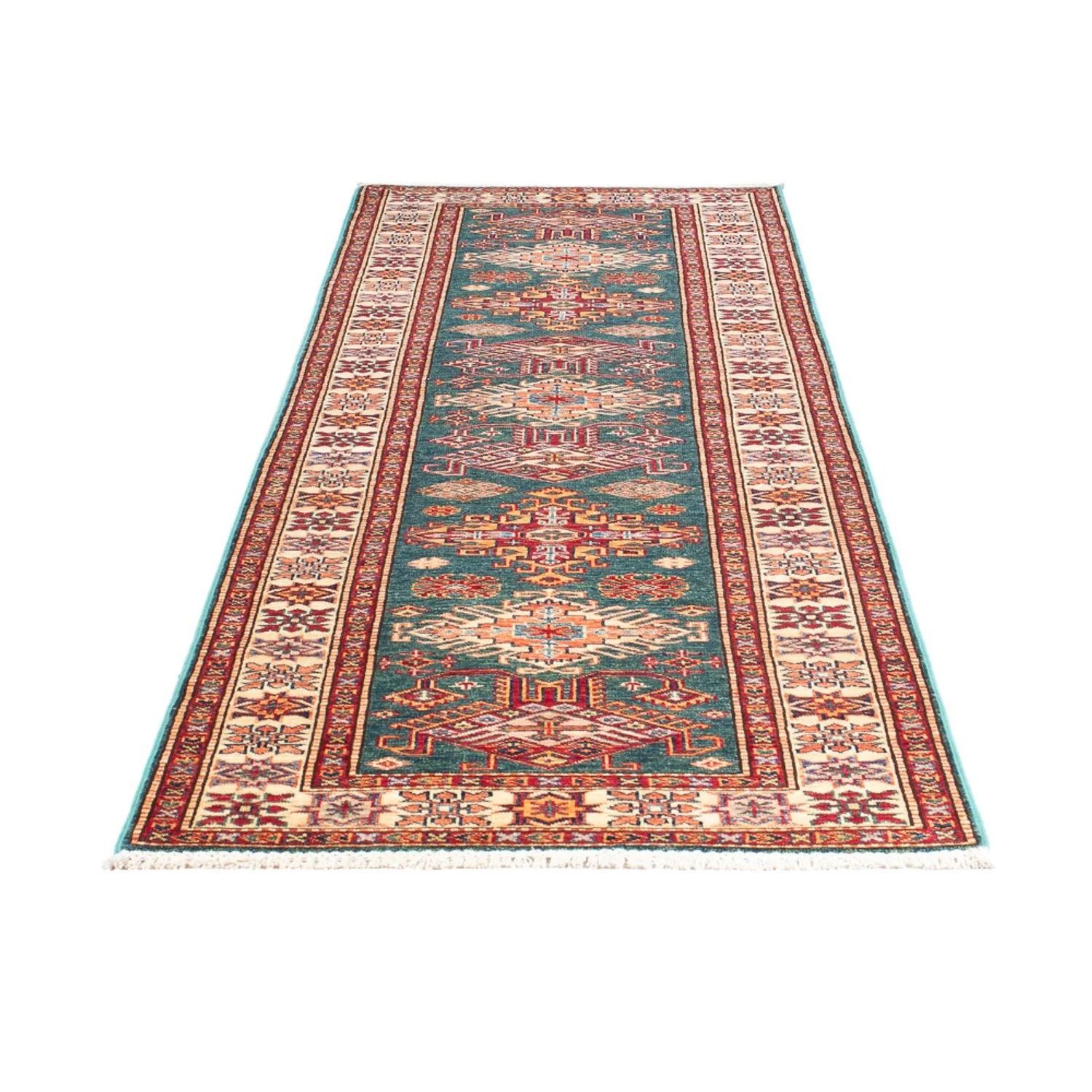 Läufer Ziegler - Kazak - 298 x 82 cm - mehrfarbig - Image 5