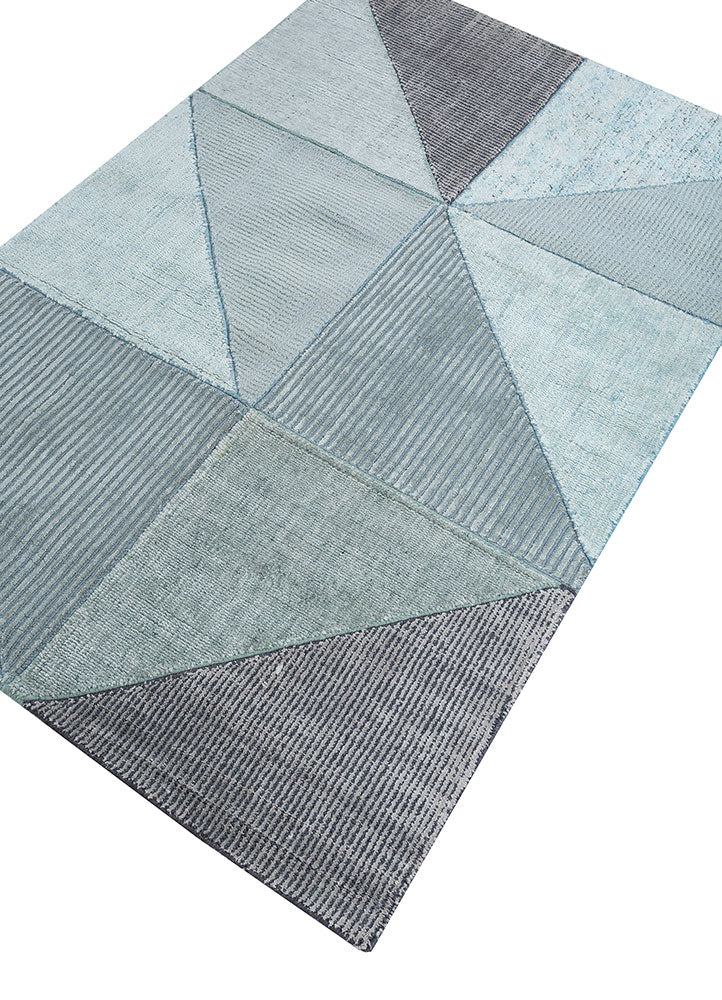 Moderner Teppich - 228 x 163 cm - hellblau - Image 2