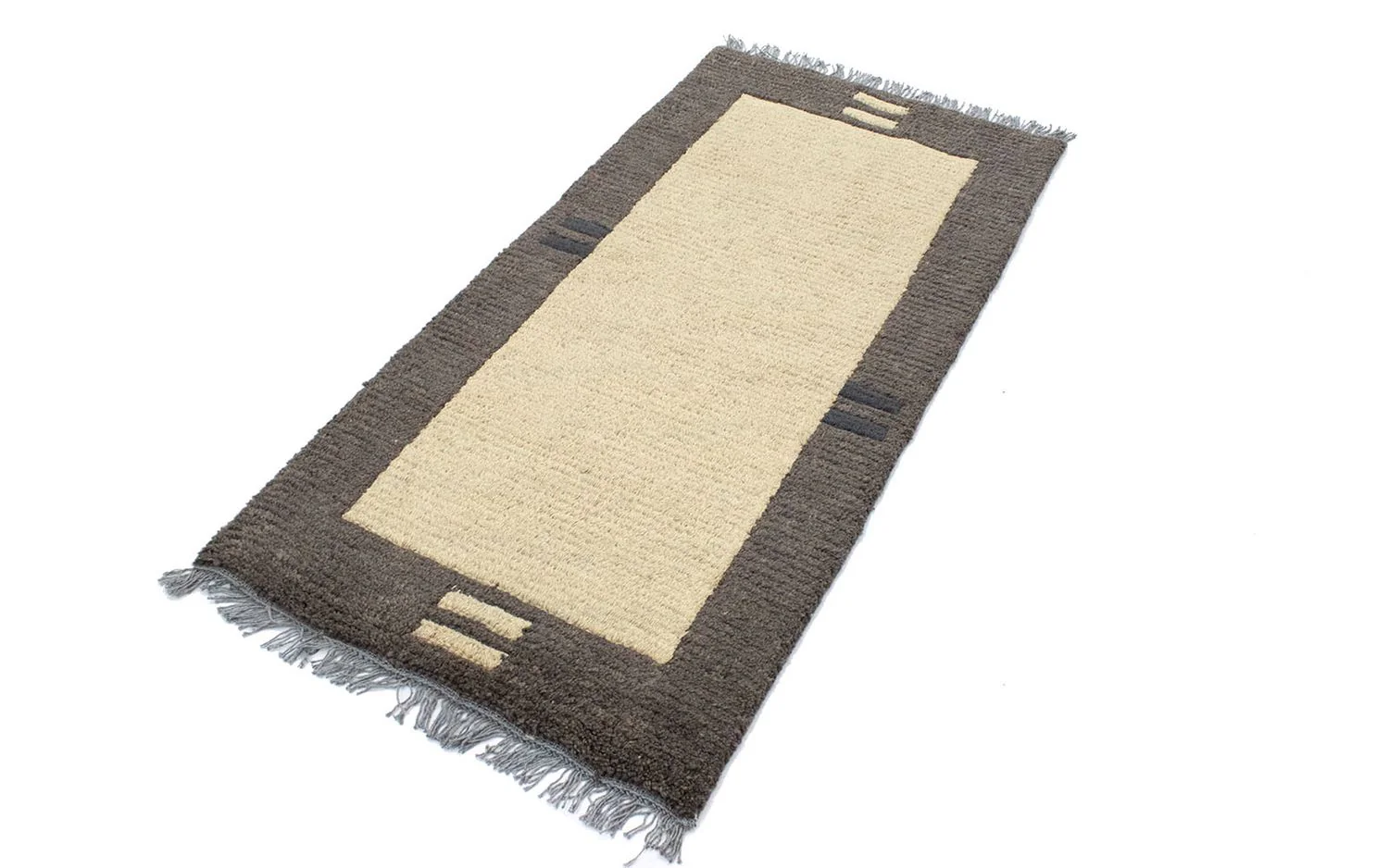 Nepal Teppich 140 x 70 cm - beige - Image 2