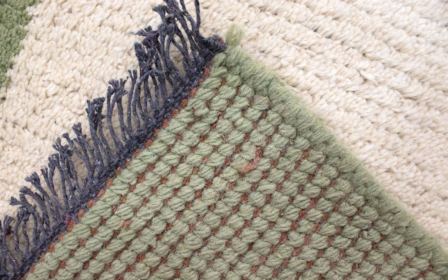 Nepal Teppich 140 x 70 cm - beige - Image 3