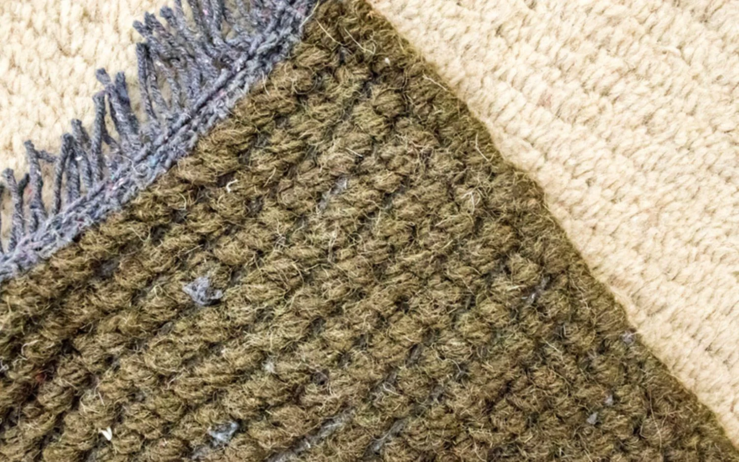 Nepal Teppich 140 x 70 cm - beige - Image 3