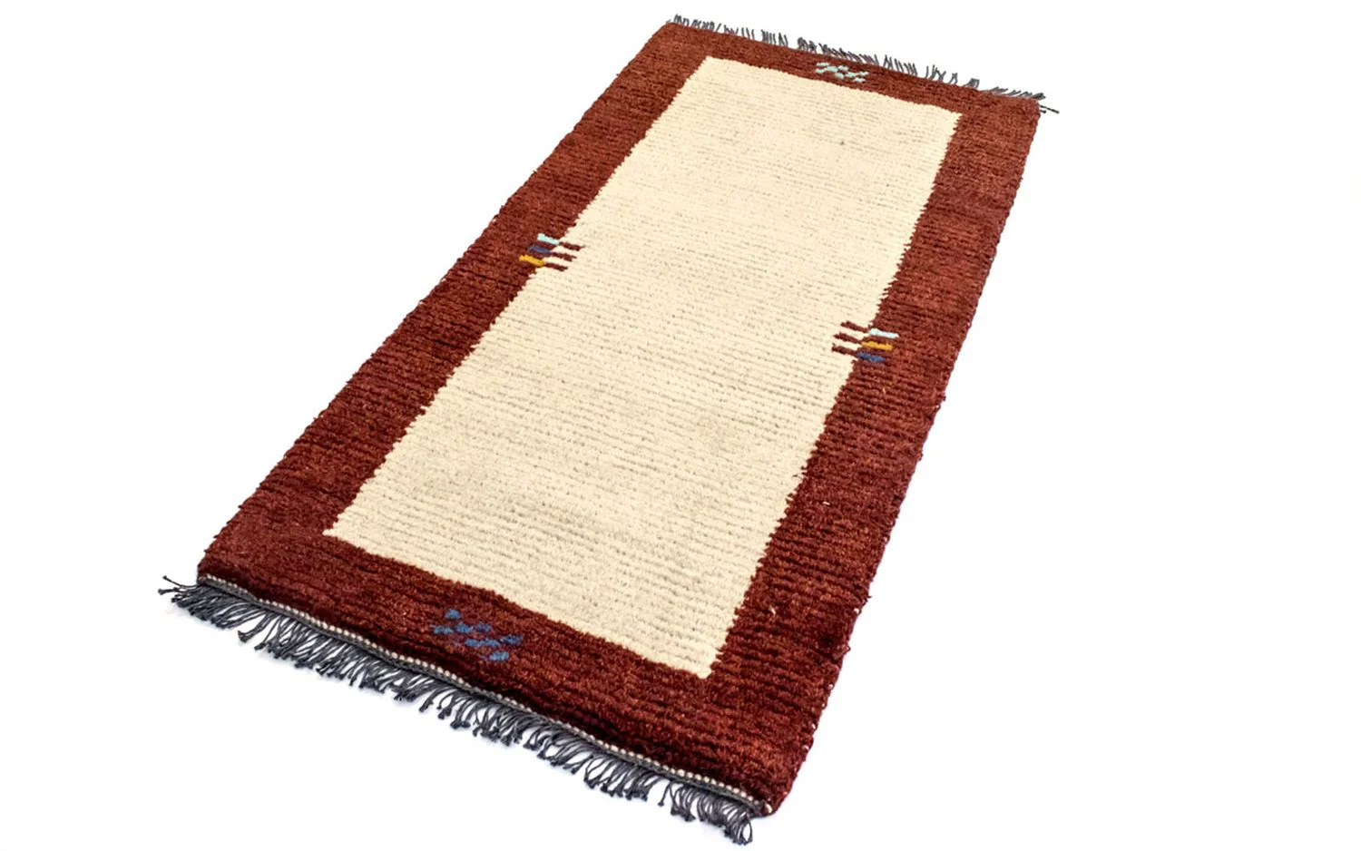 Nepal Teppich 140 x 70 cm - beige - Image 4