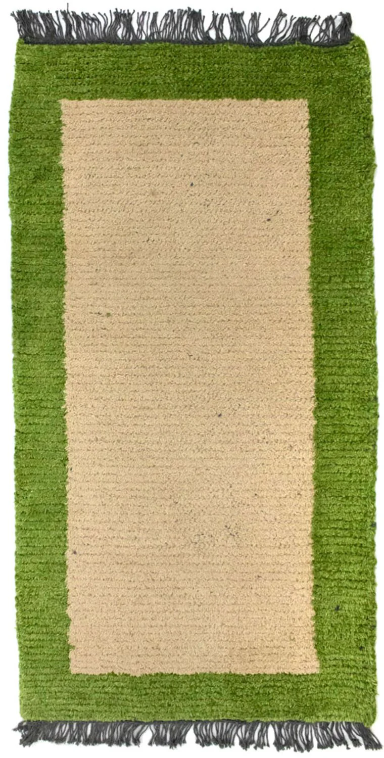 Nepal Teppich 140 x 70 cm - beige