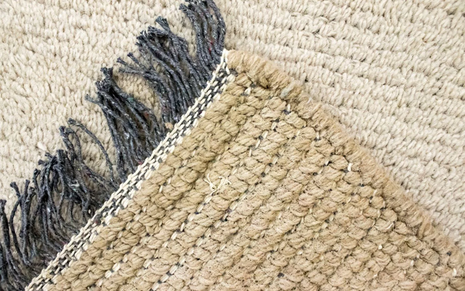 Nepal Teppich 140 x 70 cm - beige - Image 3