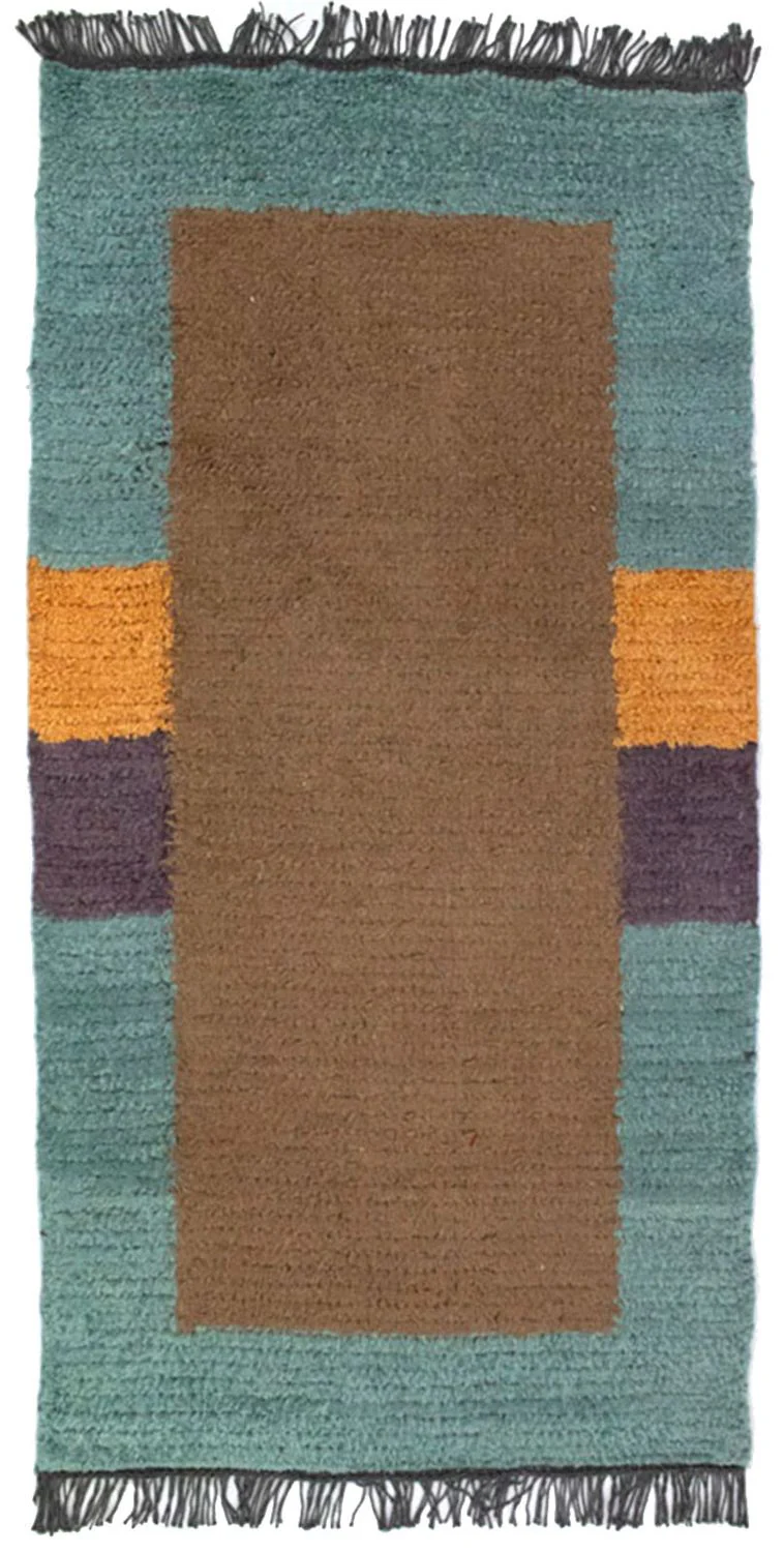 Nepal Teppich 140x70cm - Wollteppich