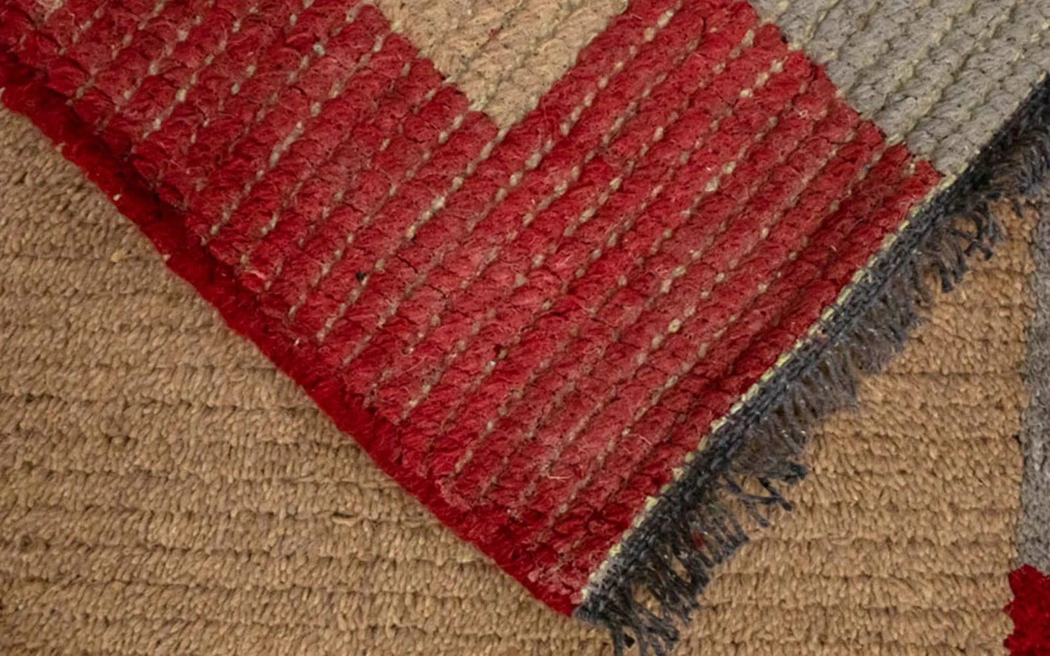 Nepal Teppich 140x70cm - Wollteppich - Image 3