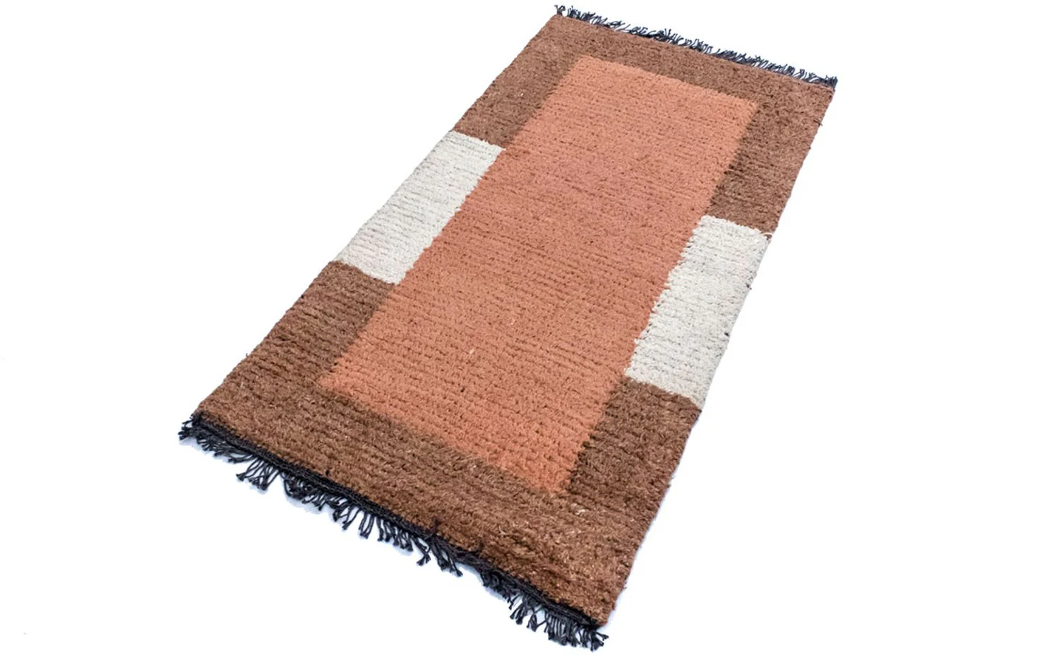 Nepal Teppich 140 x 70 cm - braun - Image 4