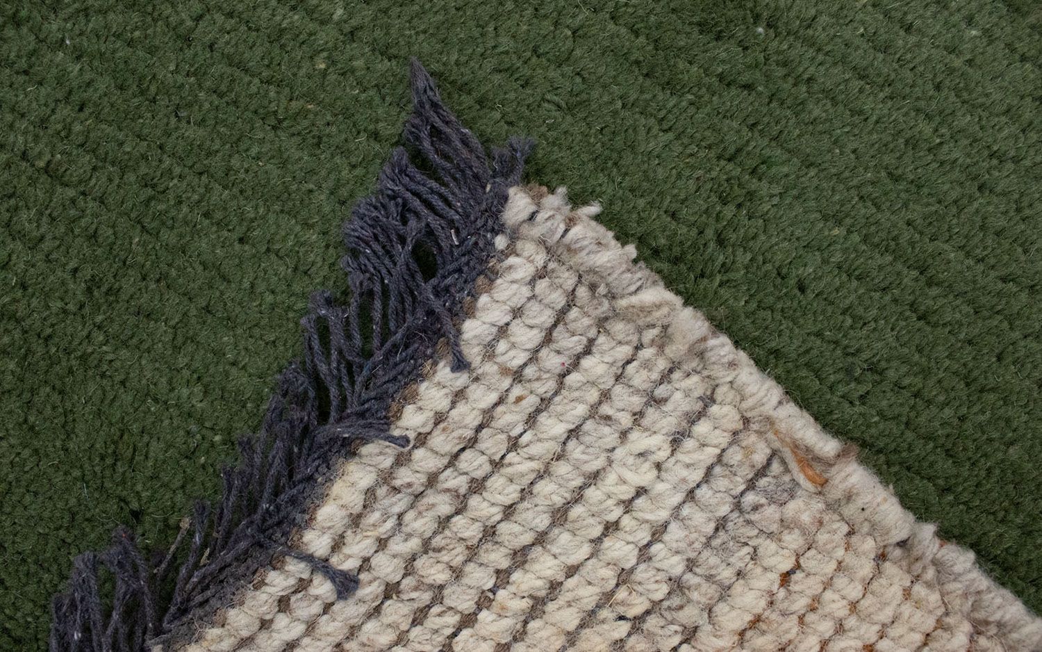 Nepal Teppich 140 x 70 cm - grün - Image 3