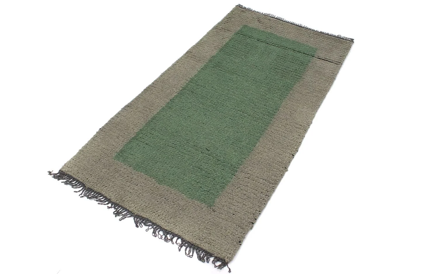 Nepal Teppich 140 x 70 cm - grün - Image 2