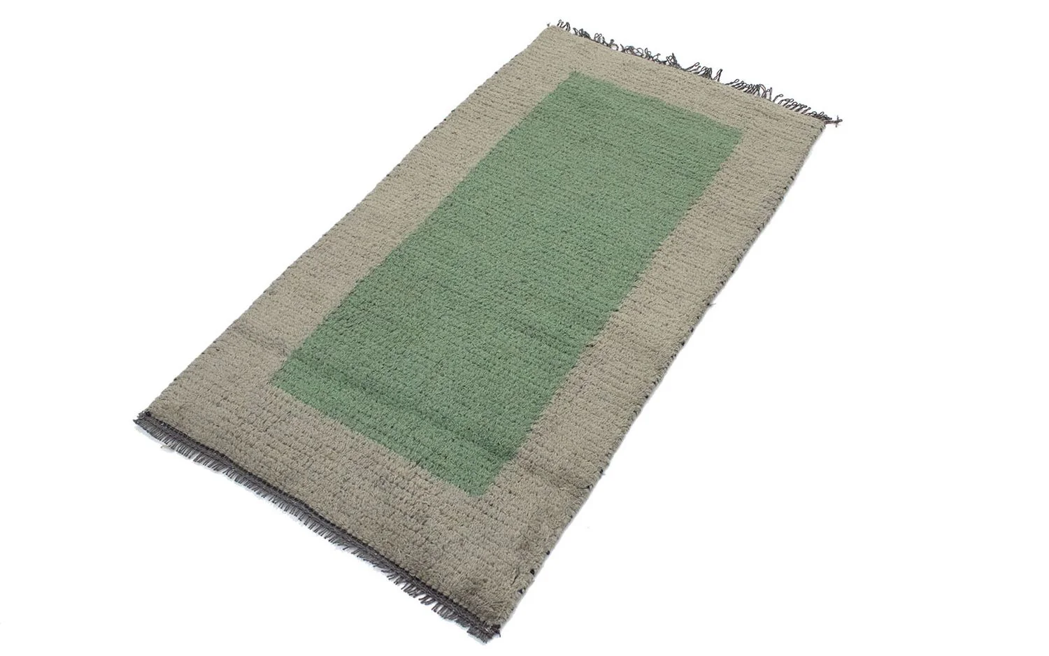 Nepal Teppich 140 x 70 cm - grün - Image 3