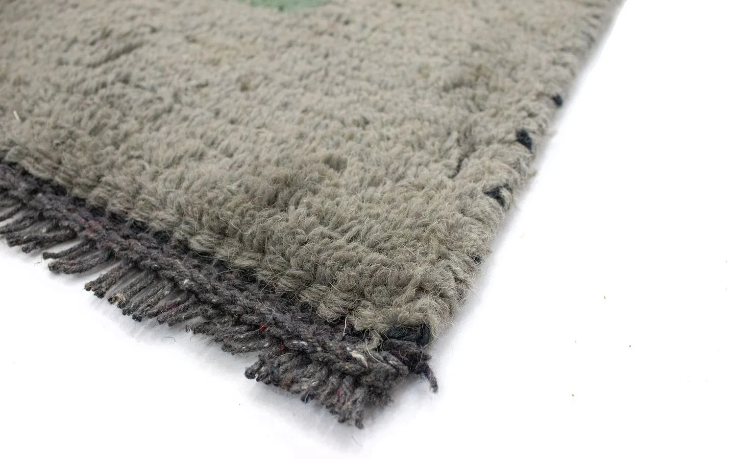 Nepal Teppich 140 x 70 cm - grün - Image 4