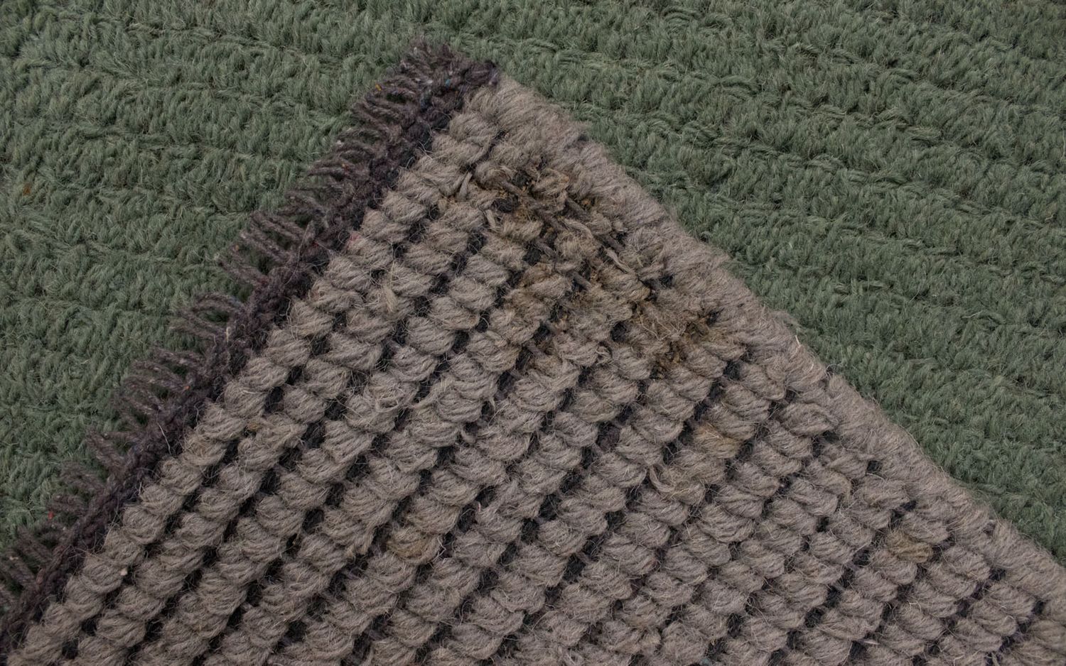 Nepal Teppich 140 x 70 cm - grün - Image 5