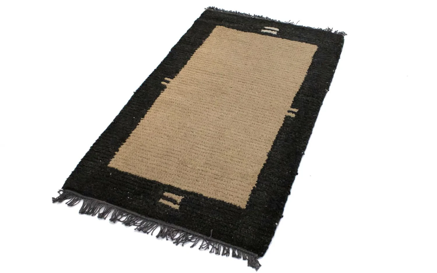 Nepal Teppich 140 x 70 cm - hellbraun - Image 4
