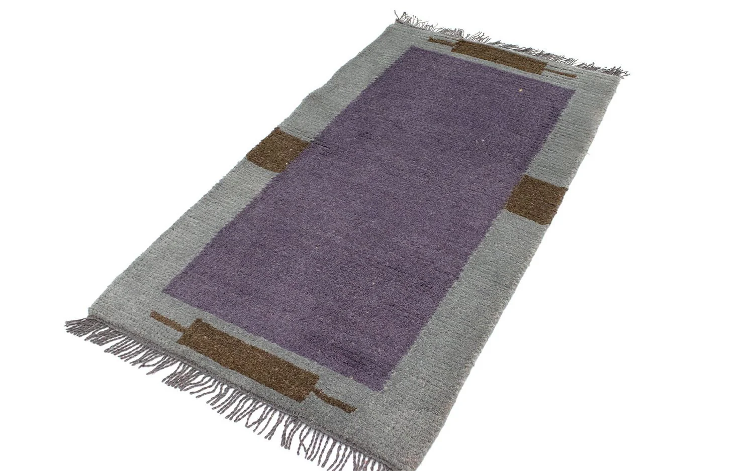 Nepal Teppich 140 x 70 cm - lila - Image 4