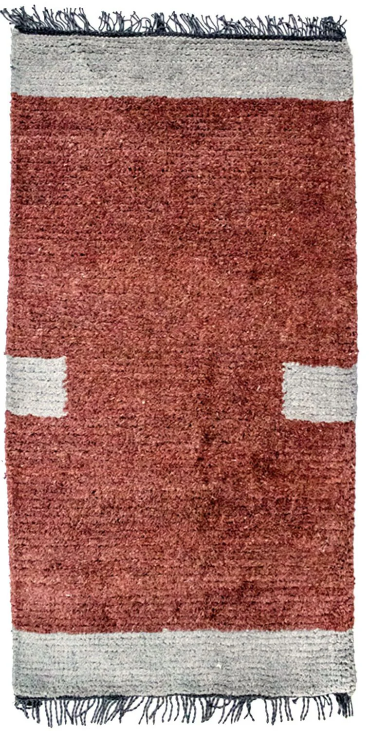 Nepal Teppich 140 x 70 cm - mehrfarbig