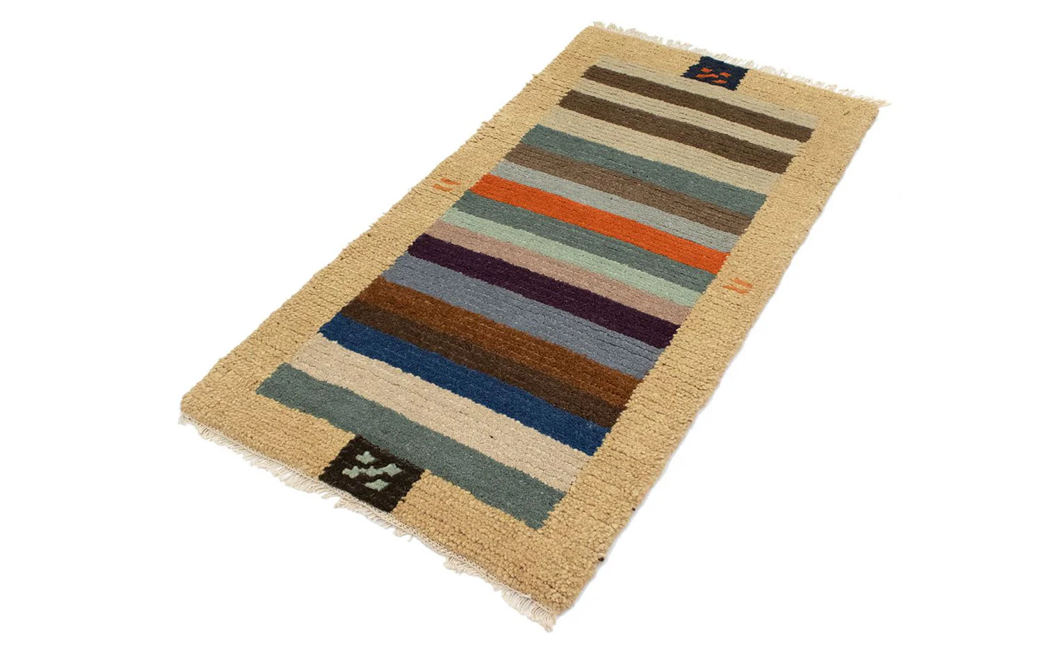 Nepal Teppich 140 x 70 cm - mehrfarbig - Image 4