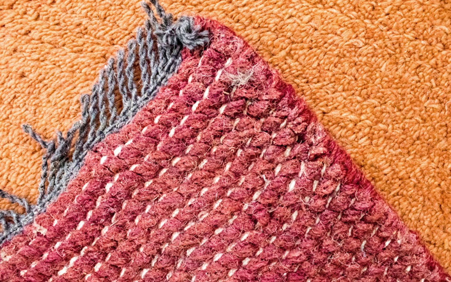 Nepal Teppich 140 x 70 cm - orange - Image 3
