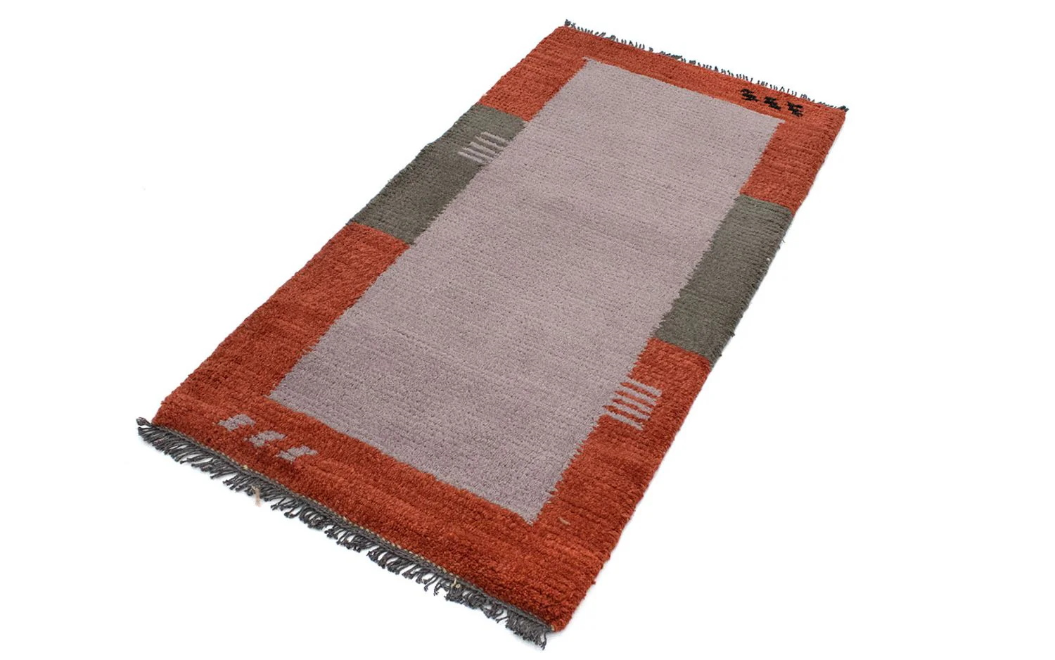 Nepal Teppich 140 x 70 cm - rosa - Image 4