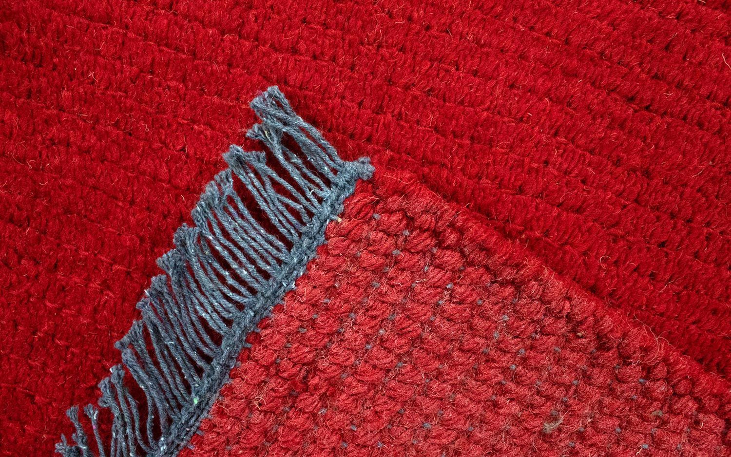 Nepal Teppich 140 x 70 cm - rot - Image 3