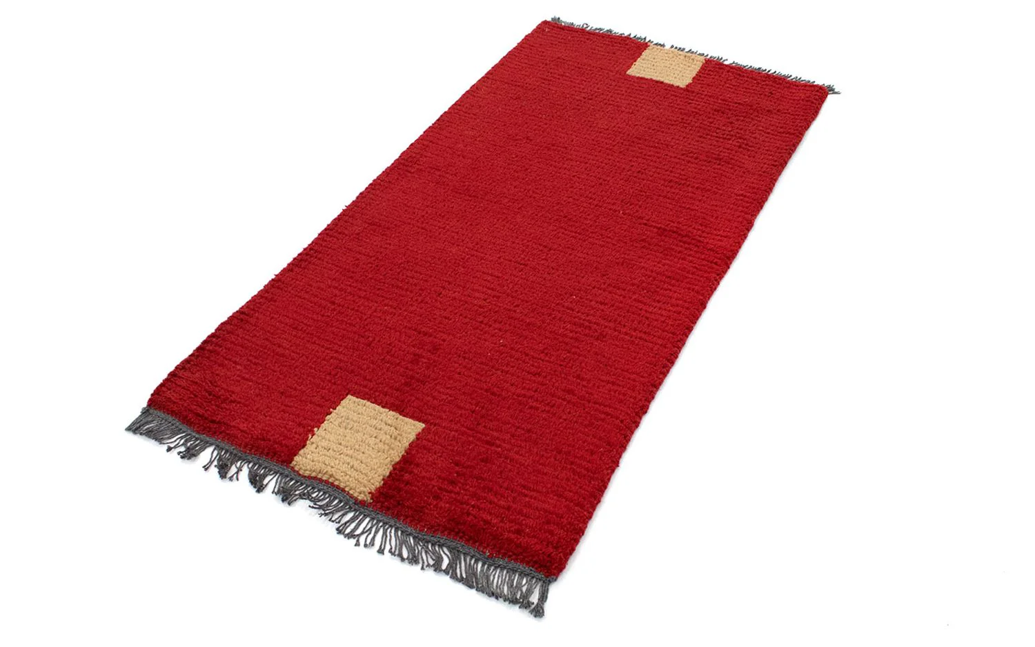 Nepal Teppich 140 x 70 cm - rot - Image 4
