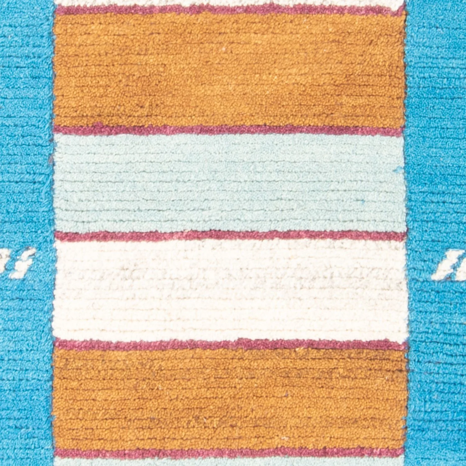 Nepal Teppich - 140 x 70 cm - türkis - Image 2