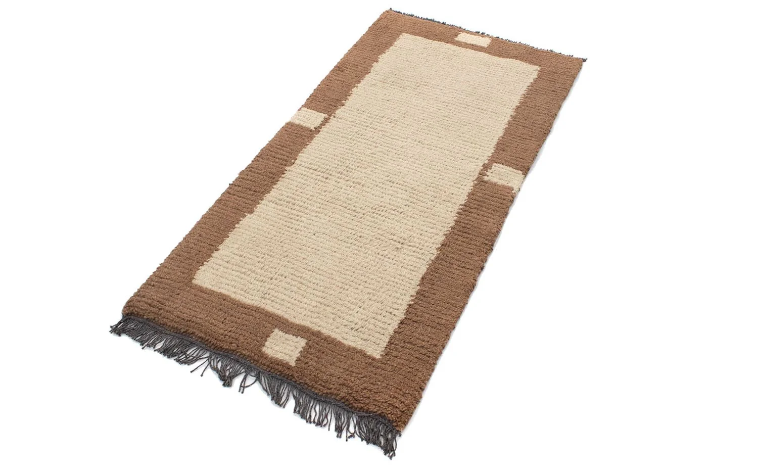 Nepal Teppich 140 x 70 cm - beige - Image 4