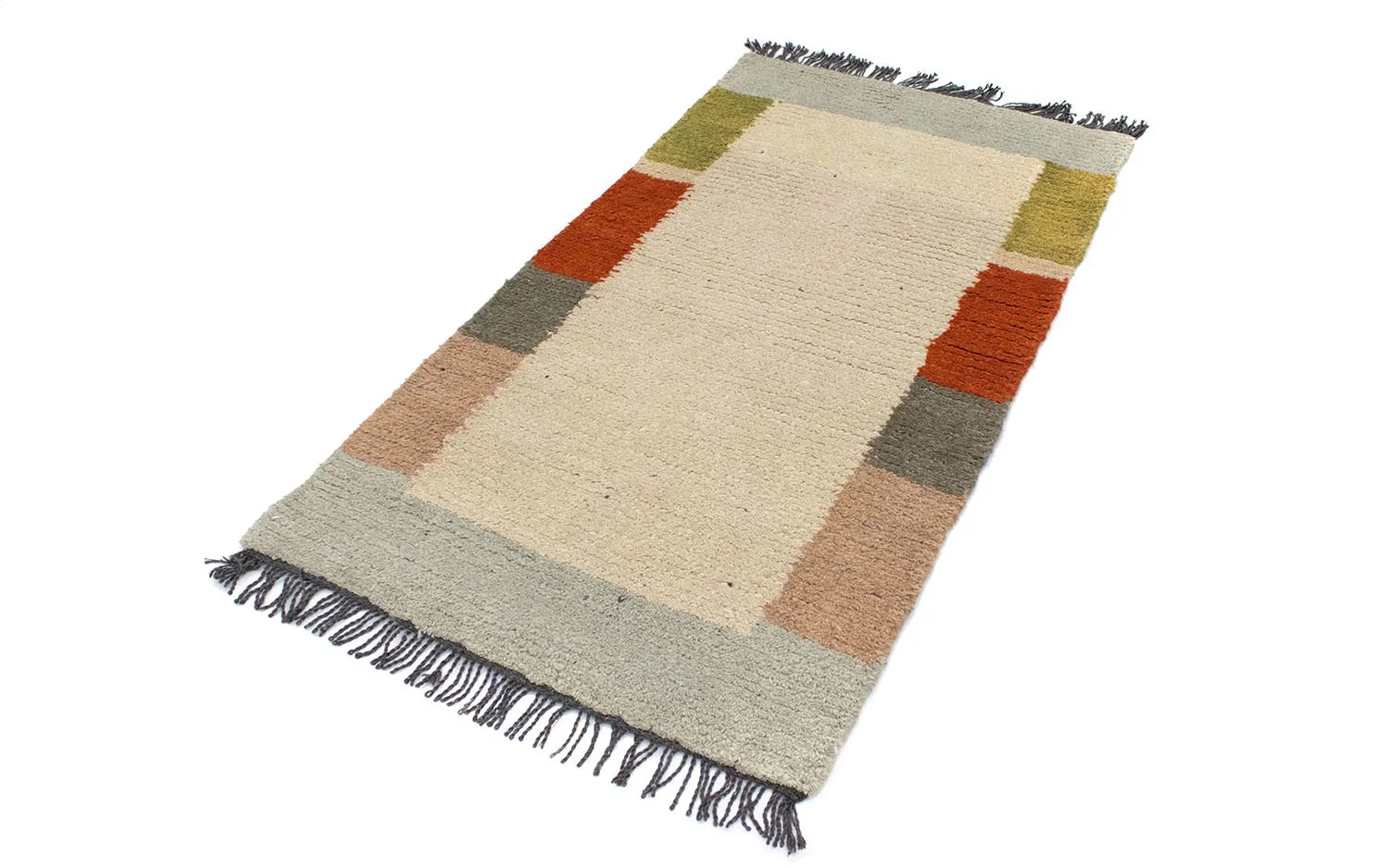 Nepal Teppich 140 x 70 cm - beige - Image 3