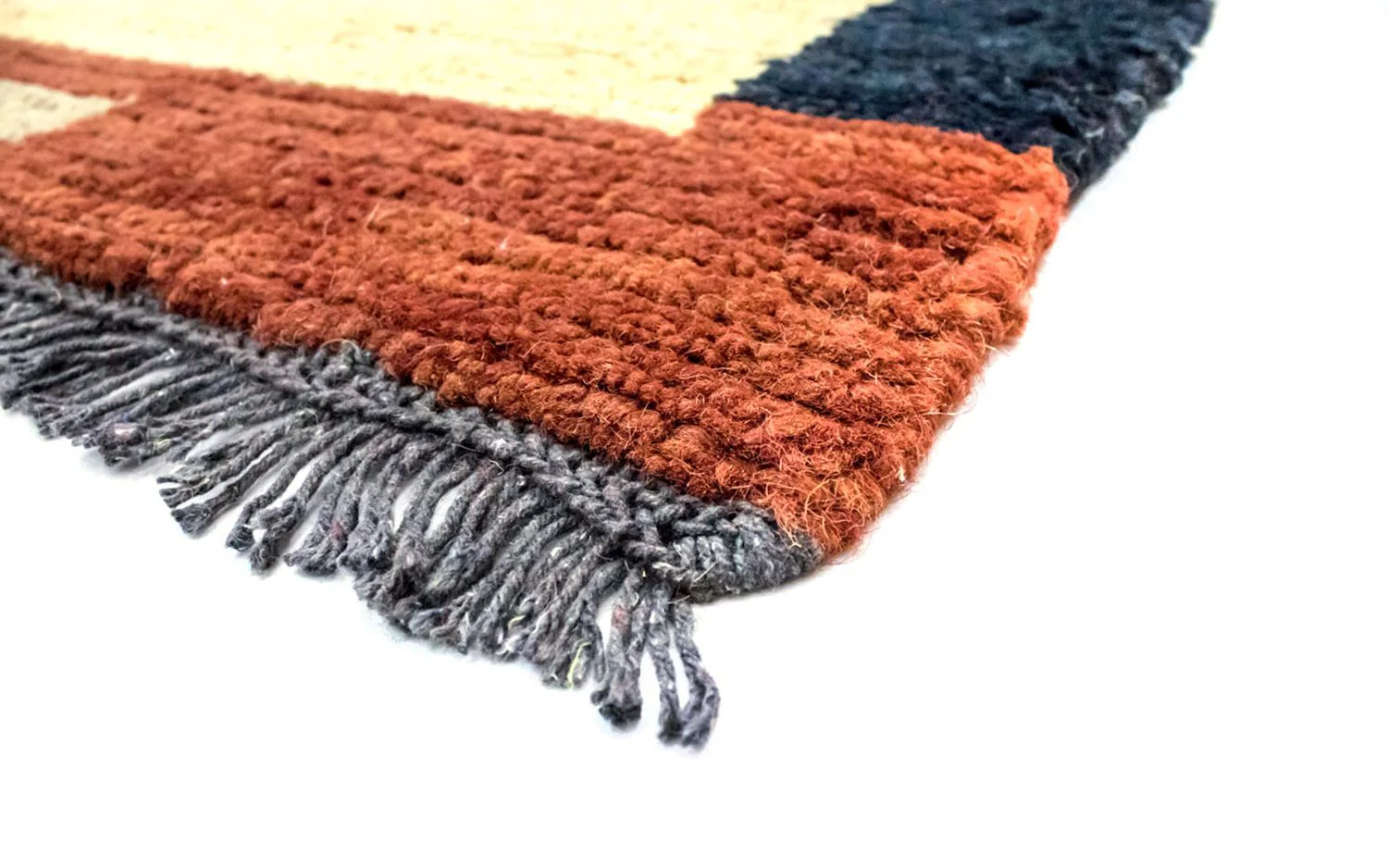 Nepal Teppich 140 x 70 cm - beige - Image 2
