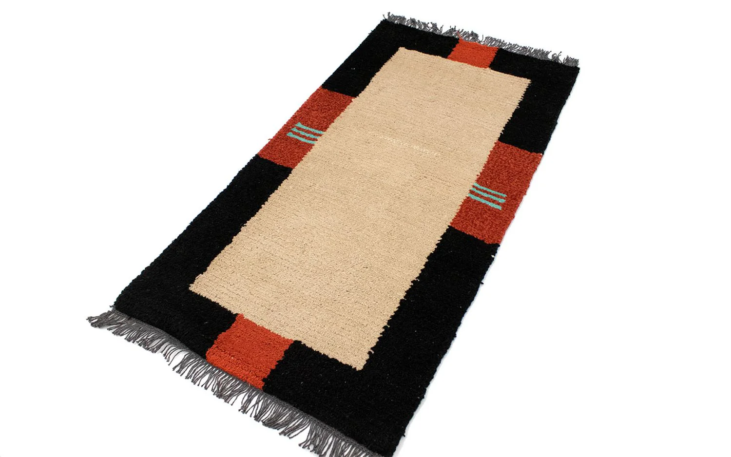 Nepal Teppich 140 x 70 cm - beige - Image 4