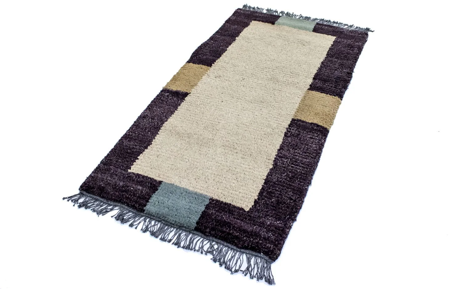 Nepal Teppich 140x70cm - Wollteppich - Image 4