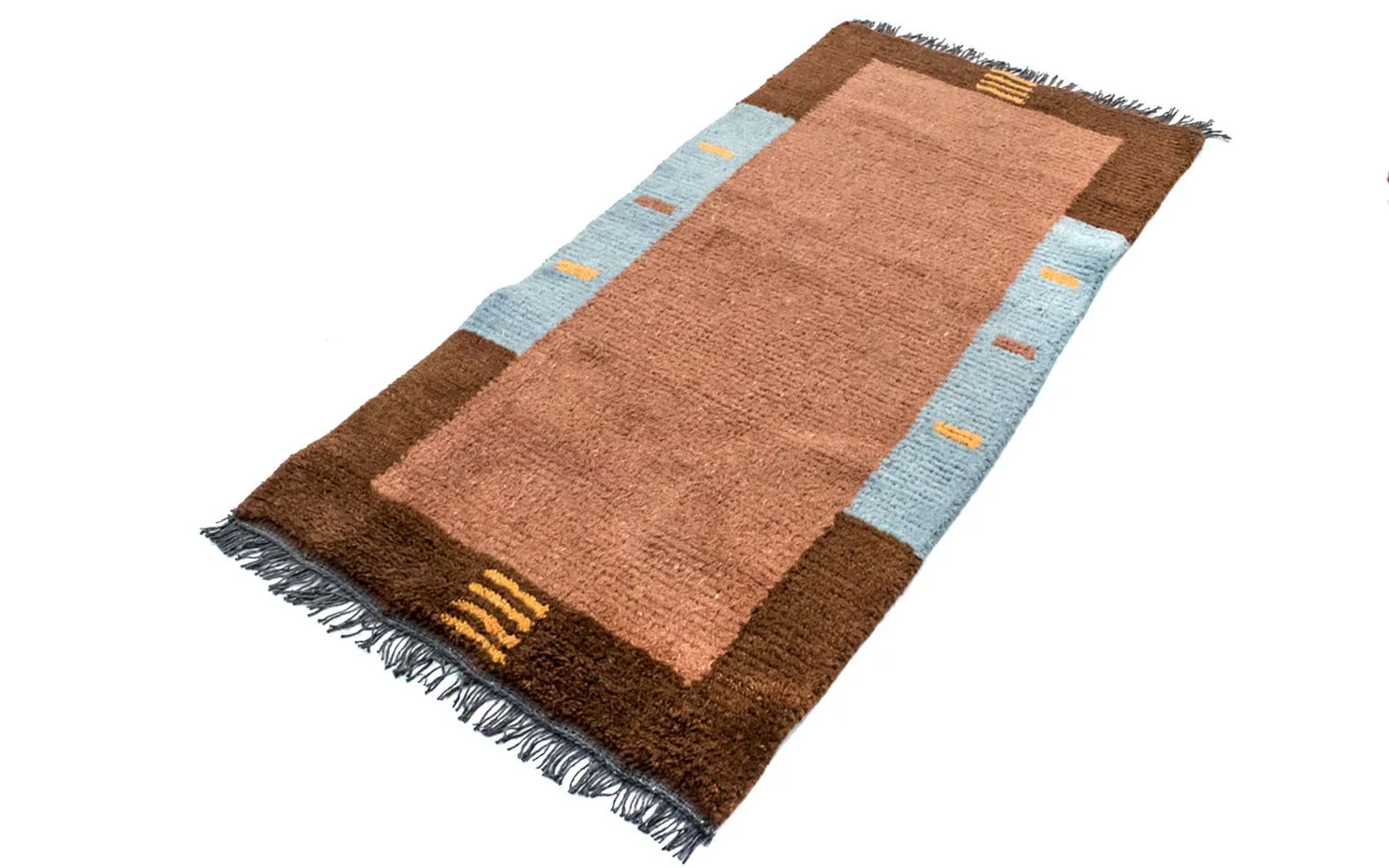 Nepal Teppich 140 x 70 cm - braun - Image 4