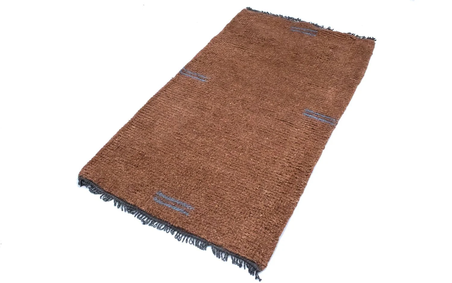 Nepal Teppich 140 x 70 cm - braun - Image 4