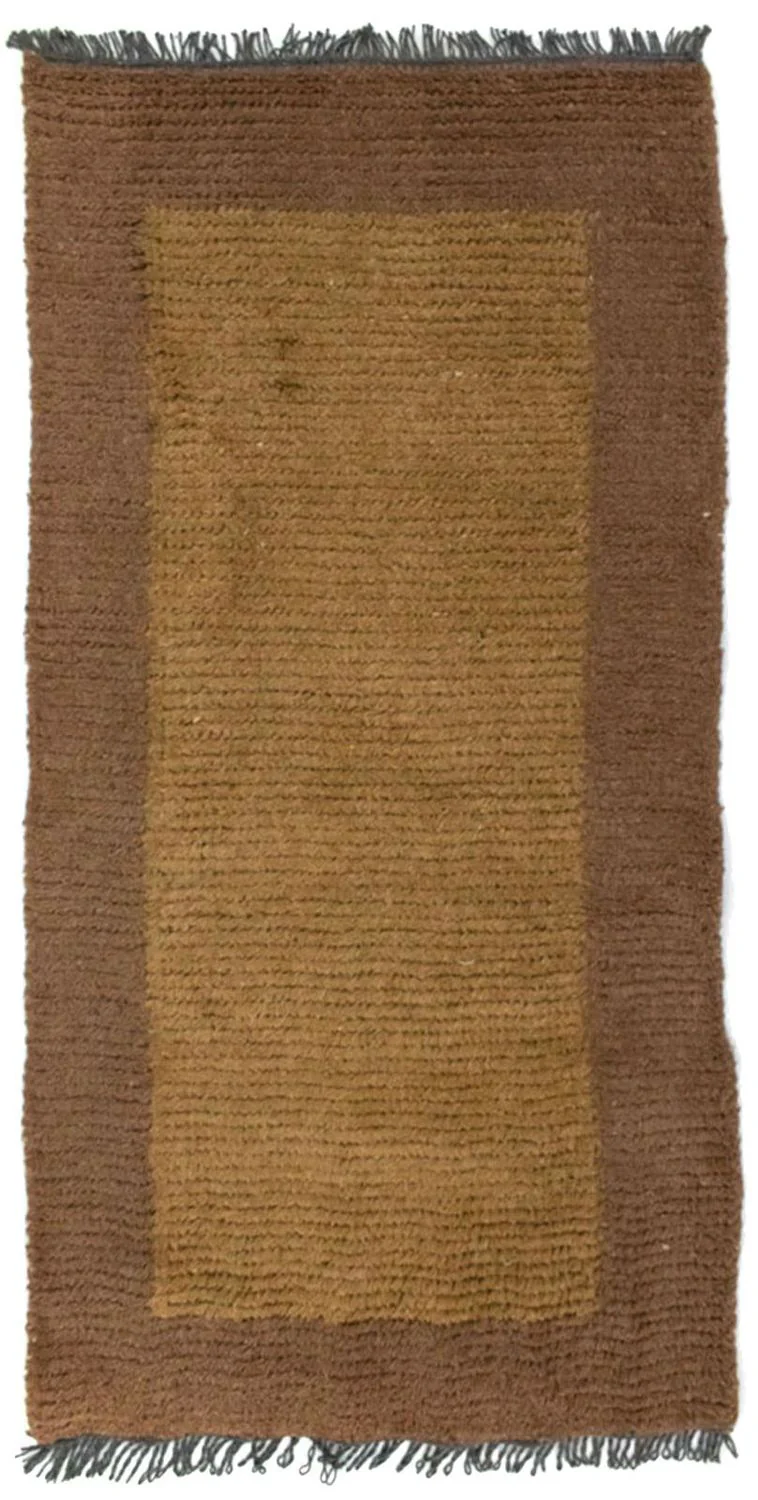 Nepal Teppich 140 x 70 cm - braun - Image 43