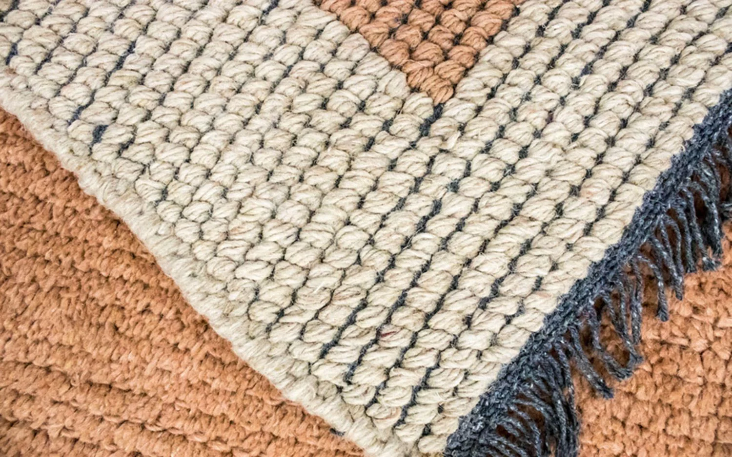 Nepal Teppich 140 x 70 cm - braun - Image 3