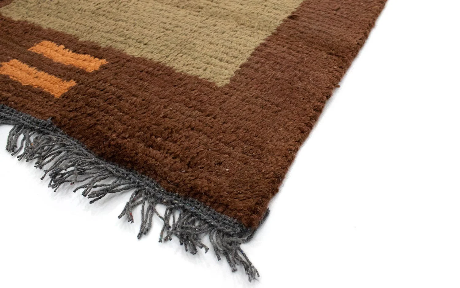 Nepal Teppich 140 x 70 cm - braun - Image 2