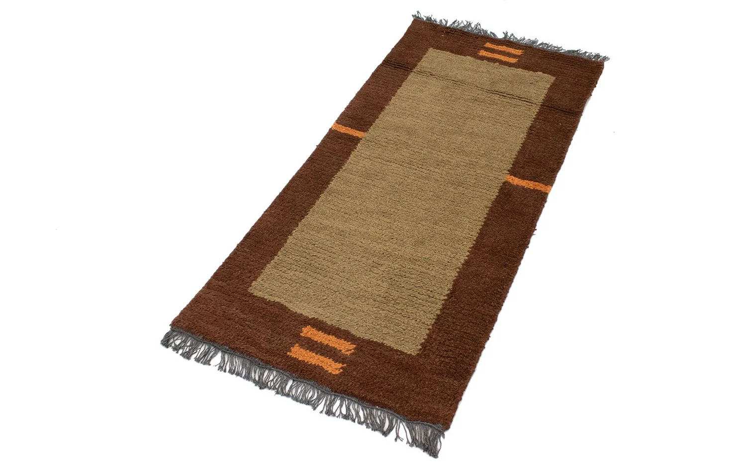 Nepal Teppich 140 x 70 cm - braun - Image 4