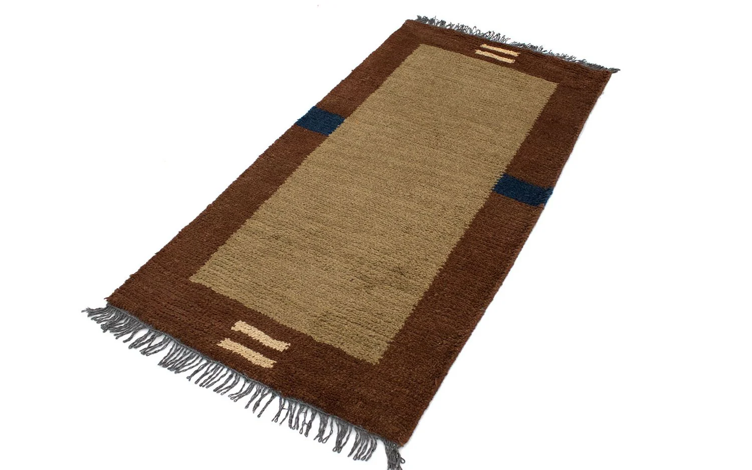 Nepal Teppich 140 x 70 cm - braun - Image 4