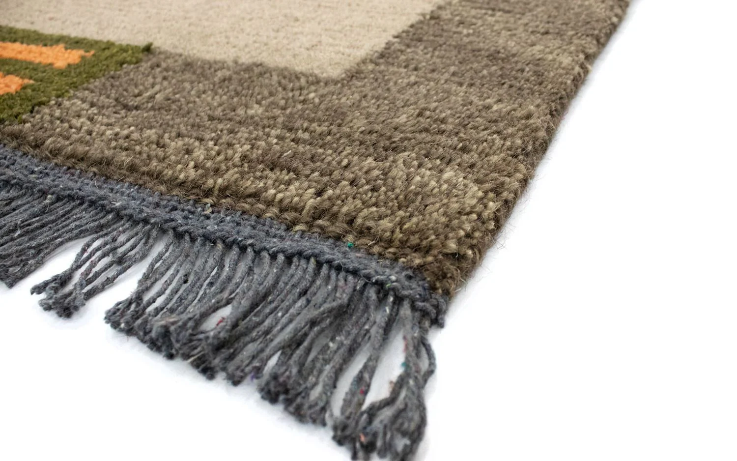 Nepal Teppich 140 x 70 cm - hellbraun - Image 2