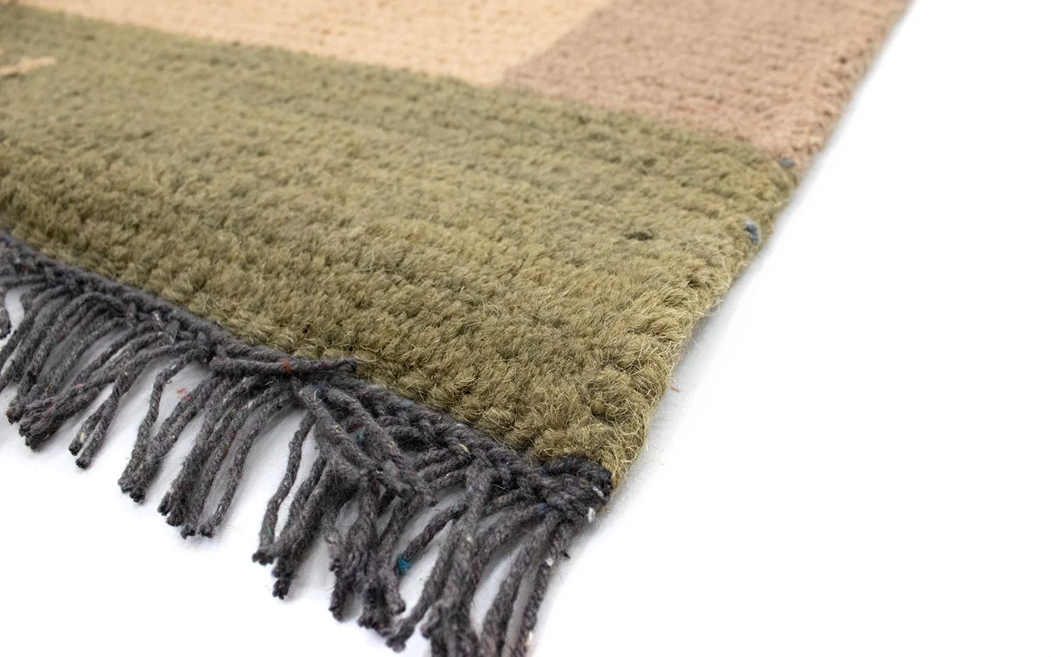 Nepal Teppich 140 x 70 cm - hellbraun - Image 2