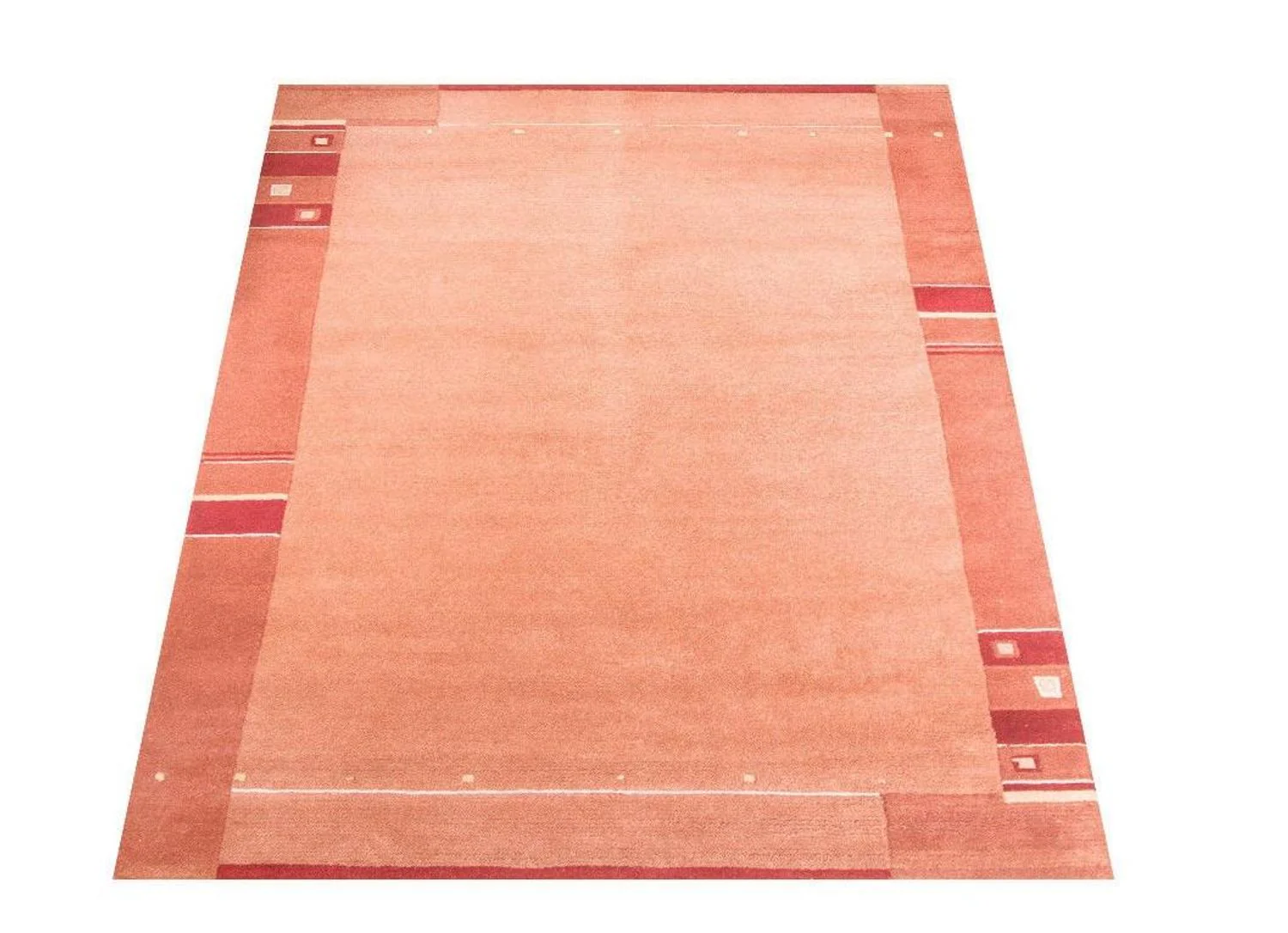 Nepal Teppich 140 x 70 cm - orange - Image 4